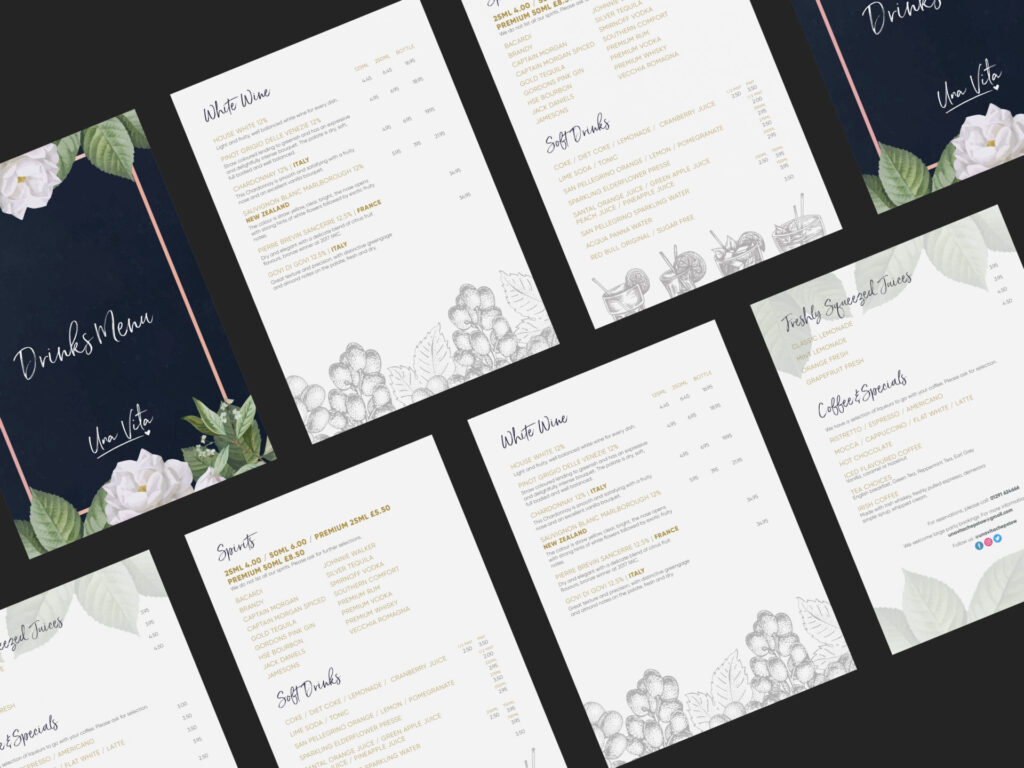 Una Vita Restaurant Marketing 2