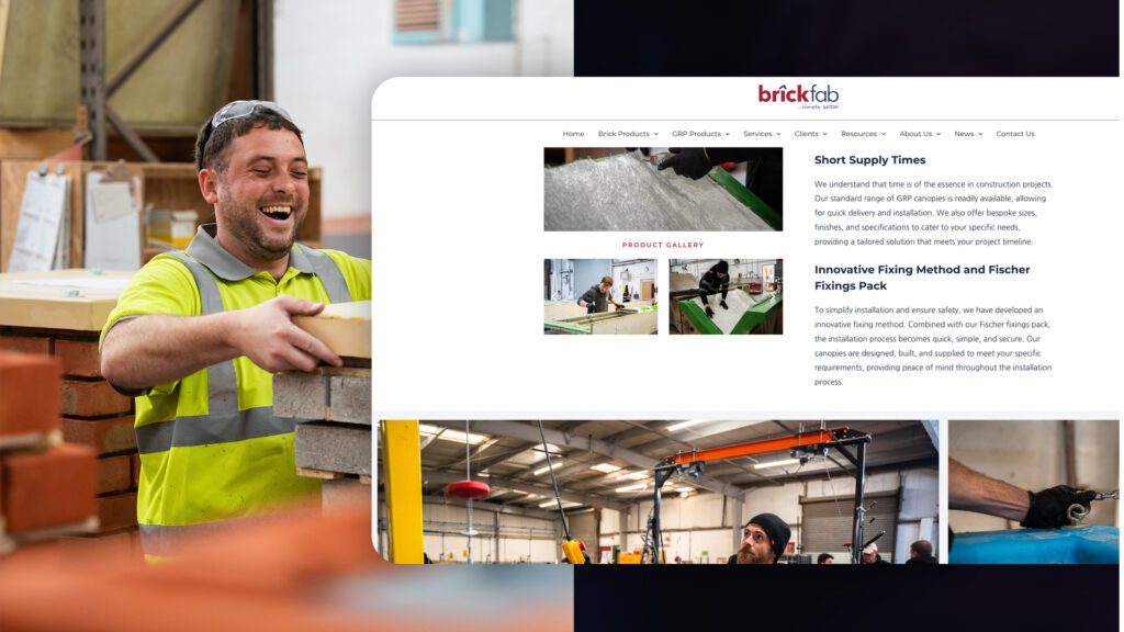 Brickfab Website Design