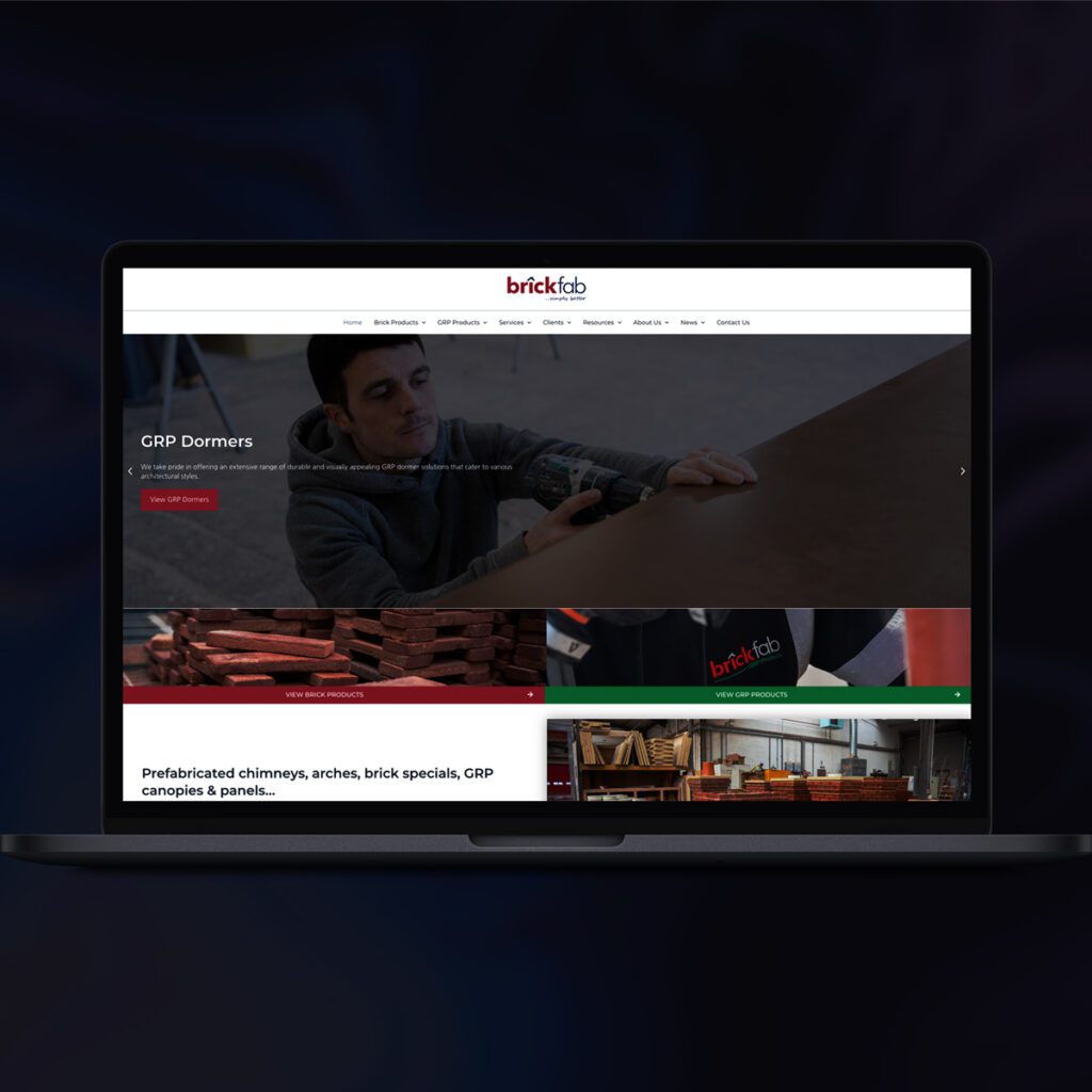 Brickfab Website Design