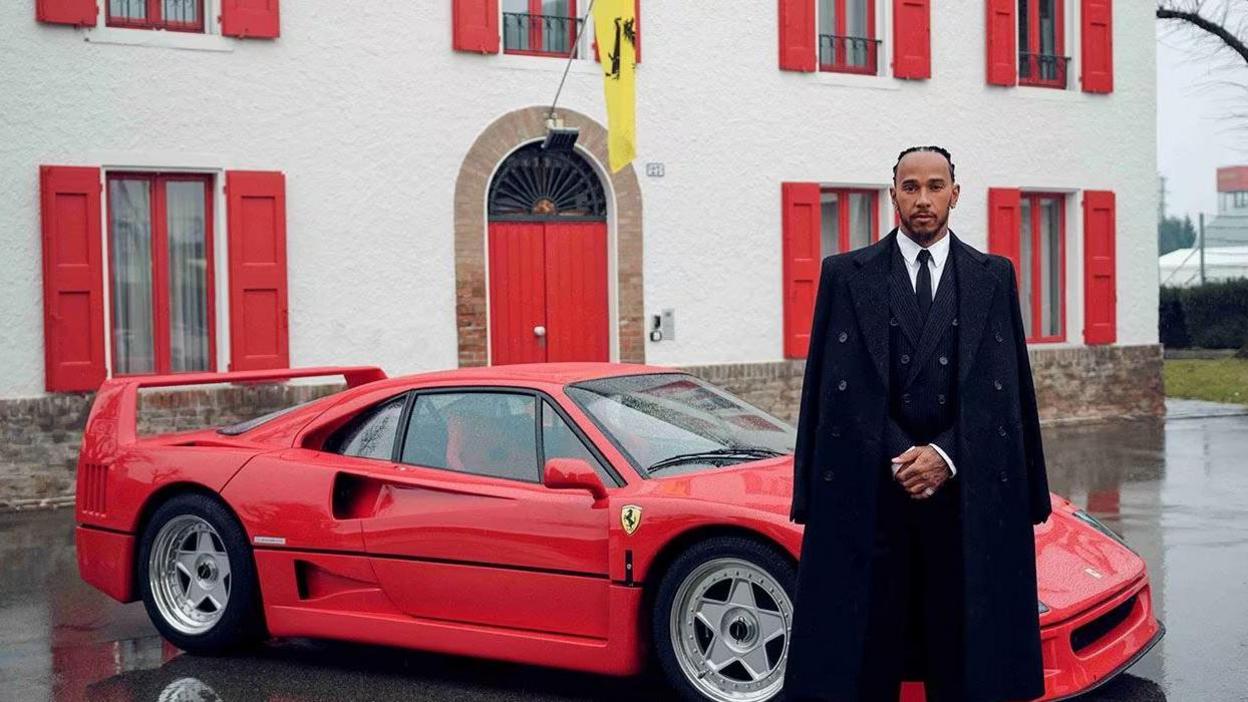 Lewis Hamilton x Ferrari
