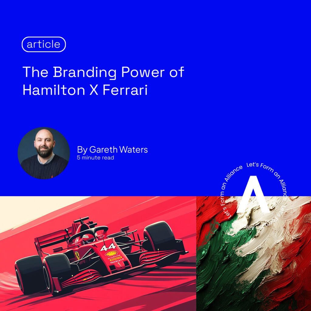 branding power hamilton x ferrari