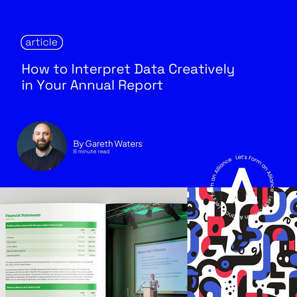 how to interpret data creatively in your annual report