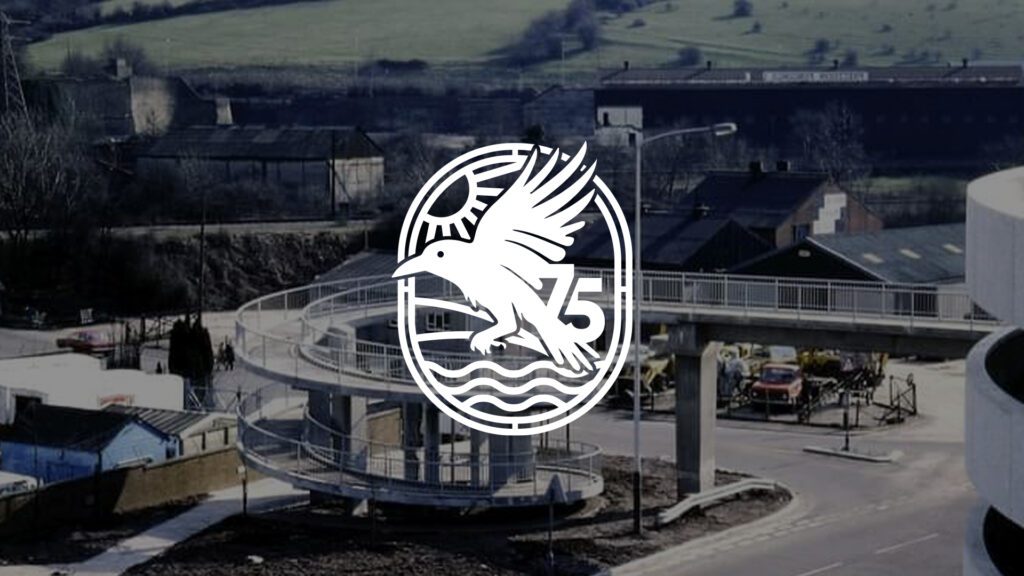 Cwmbran Logo 75th Anniversary